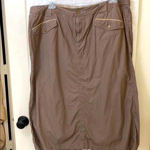 Sigrid Olsen beige skirt